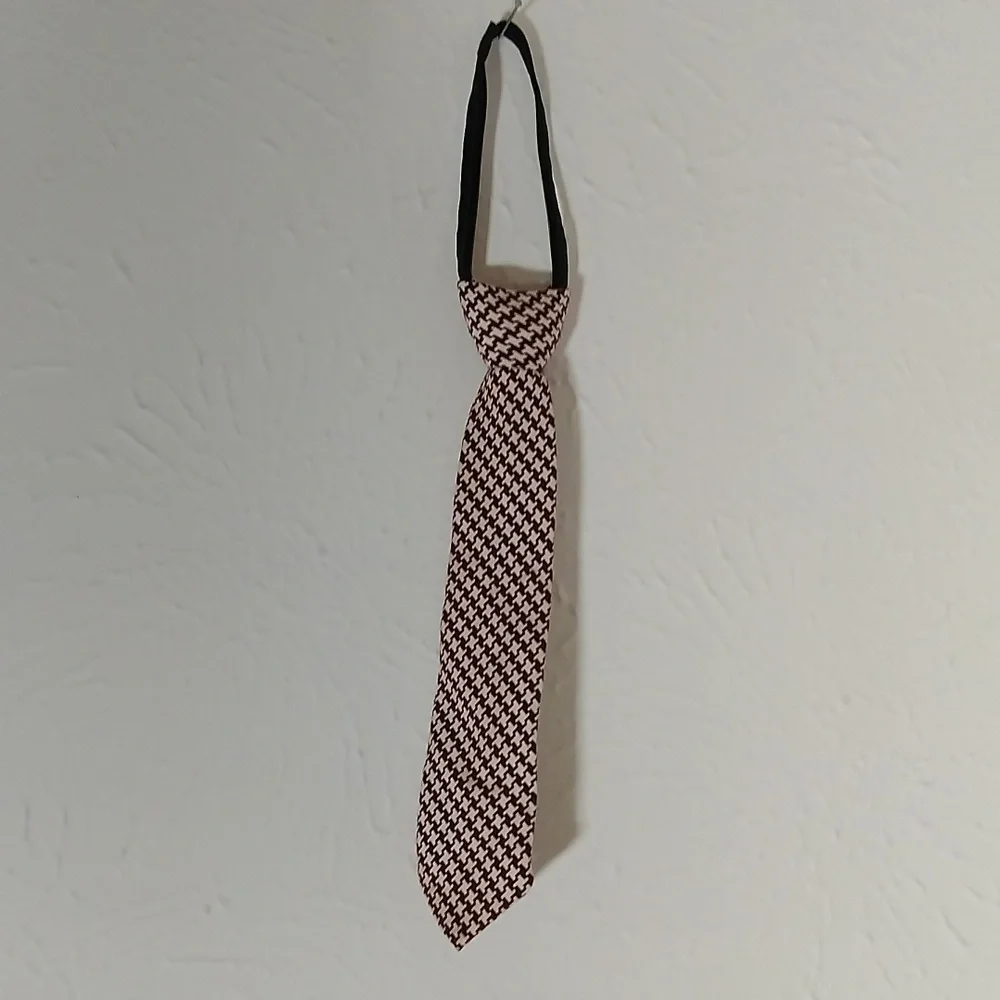 Vintage Contour Boy's Tie with Zipper & elastic neck band